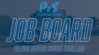 P&S Job Board: Choose Your Lane