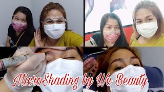 Eyebrow Shading by We Beauty step by step- full process