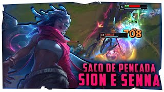 O DIA EM QUE VIREI ISCA E SACO DE PANCADA SENNA E SION BOT cwcf5