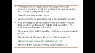 Unix/Linux Basics: 9 Input Output Redirection