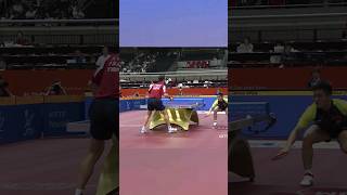 World no.1 hits greatest shot of all time 👀 #shorts #tabletennis