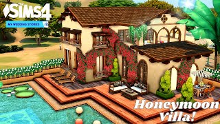 Honeymoon Villa!! 💕💍|| Sims 4 My Wedding Stories || Speed Build || No CC