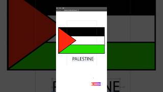 Palestine flag design #flag #drawing #design #viralshorts #vlog