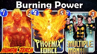 100+ Power Human Torch is Unstoppable!! Phoenix Force Move Deck!