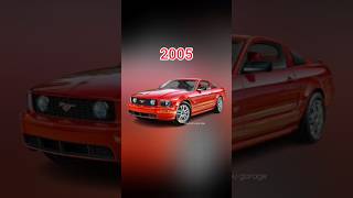 Mustang evolution 1964~2023 #trendingshorts #10ksubscribers #100kview #viralshort #mustang #nice