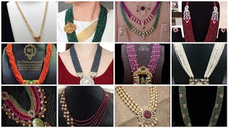 Latest Pearl Necklace Designs | Light Weight Pearl Necklace Collections2021 | Pearls Chain  Models