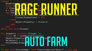 RAGE RUNNER | HACK/SCRIPT | AUTO FARM