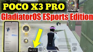 Poco X3 Pro with GladiatorOS ESports Edition Kernel Gaming Rom | Gameplay FPS METER | TZKA GG