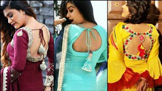 Latest back neck designs with Latkan || kaur b suit neck designs ideas..