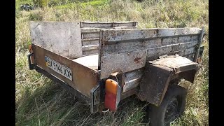 Повертаємо до життя старий причіп, після 6- ти років стоянки.