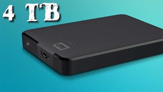 4 TB external HDD WD elements Unboxing and SPEED TEST (Hindi)