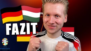 DEUTSCHLAND vs. UNGARN 2:0 - Mein Fazit zum Spiel