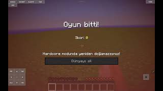 Eski Minecraft Sürümlerindeki Gizli Hardcore Mesajı