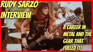 Rudy Sarzo interview- His career from Quiet Riot to Ozzy to Whitesnake and Evolution of his gear!