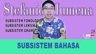 SUBSISTEM BAHASA