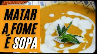 Receita de Sopa vegana proteica que mata a fome e emagrece