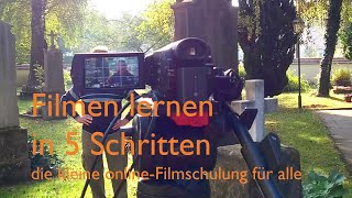 Filmen lernen in fünf Schritten - was das Team der Kulturschneise bei der Filmschulung gelernt hat