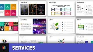 Services & Bullet Points PowerPoint Templates