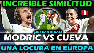 CUEVA VS MODRIC - ¿Porqué son tan PARECIDOS ? PERUANO ES VIRAL EN EUROPA LUEGO DEL GOL DE MODRIC.