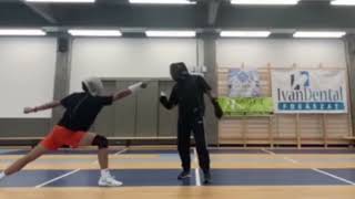 Short and funny foil fencing lesson with coach Gàbor Fekete and Mattia Rubin.