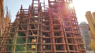 Amazing Bamboo ladders making skills | bamboo craft ideas