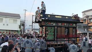 鹿沼 秋祭り 2017 屋台揃い引き 御成橋町