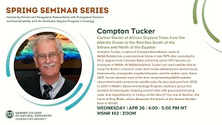 Compton Tucker seminar - Carbon Stocks of African Dryland Trees