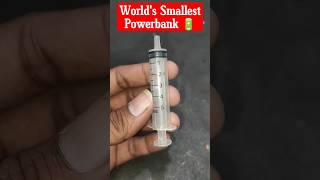 world's smallest powerbank at home #technicalankur #chargebattery #diy #experiment #battery