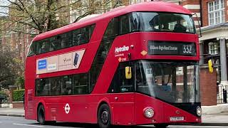 London Bus Route 332 - Route Withdrawal Announcement