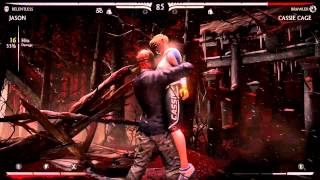 MKX - Jason Brutality Combo (Head Spin)