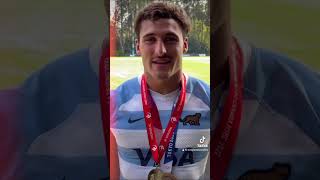 Rodrigo Isgró fue elegido como el mejor jugador de Rugby Seven del Mundo.  #LosPumas7