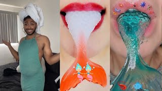 Text To Speech 🌈 ASMR Satisfying Eating 🌈 POVs @MARRK ADAMS || Tiktok Compilations 2023 #8