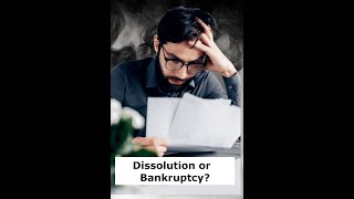 Dissolution or Bankruptcy - Which Should You Use?