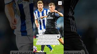 highlight dan statistik hasil pertandingan la liga spanyol real Sociedad vs Real Madrid #rungkad