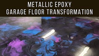 Metallic Epoxy Garage Floor: A Transformation in 5 Days