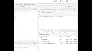 Importing data and exporting plots