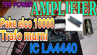 Ic La 4440 amplifier circuit.