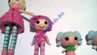 Обзор 3х видов куколок Лалалупси 13см, 8см и 5см - lalaloopsy, skazka, bubenchik, mini ldinky