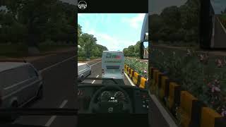 Volvo Bus High-speed Overtake 😍😎 #shorts #short #viral