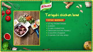 Chicken Teriyaki Bowl by Yum by Amna