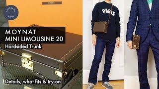 MOYNAT HOLY GRAIL - Mini Limousine 20 Hardsided Trunk Case w/Crossbody: Details, what fits & try-on