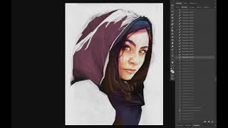 Painting in Photoshop timelapse (source) 2019 02 18