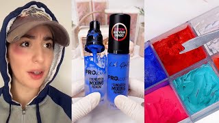 #29 ASMR Reparación De Maquillaje Satisfactoria l NUEVOS TIKTOK DE LEYDIS l Historia De Comedia