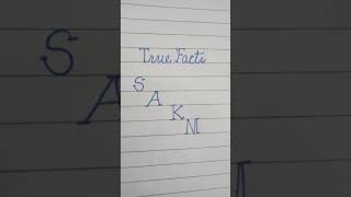 True Facts about S, A, K, M | #trending #ytshorts #ytviralshorts