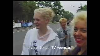 Wielerspektakel voor de jeugd in Veendam rond 1996