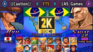 Super Street Fighter II X - grand master challenge - ((Caution)) VS LAS_Gams - FT5