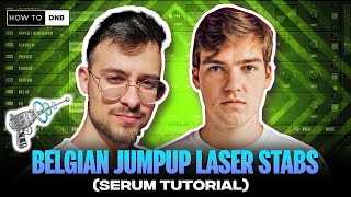 How to: CRAZY Jumpup DNB Laser Stabs like Captain Bass, Sota, Kryptek. #dnbtutorial