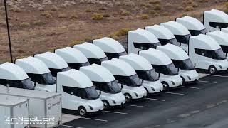 A Thunderstorm of Tesla Semi's!!