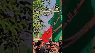 Zaireen Imam Mazloom a.s Karbala Arbaeen 2023 k liye rukhsat Karte Hue Momeneen E Bhanauli Sadat