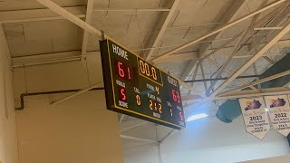 Mayes Gosser Clutch Game Winner vs Cumberland County in 16th District Basketball Action